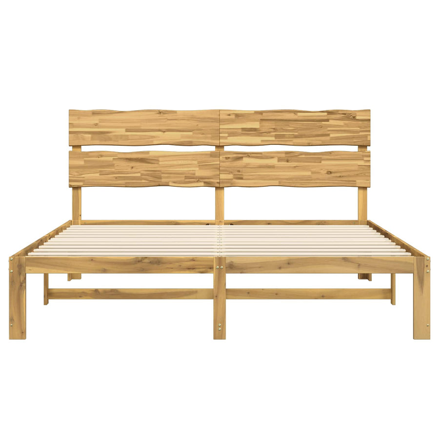 Tweepersoonsbed met hoofdeinde ROSTOCK Wit 180 x 200 cm
