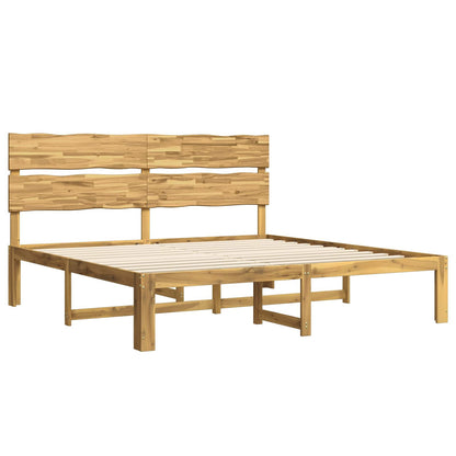 Tweepersoonsbed met hoofdeinde ROSTOCK Wit 200 x 200 cm