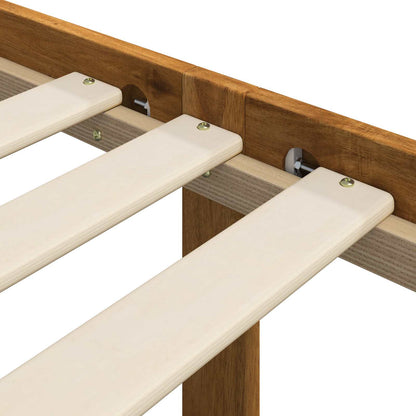 Tweepersoonsbed met hoofdeinde ROSTOCK Naturel 152 x 203 cm
