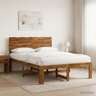 Tweepersoonsbed massief acaciahout 152x203 cm
