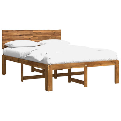 Tweepersoonsbed met hoofdeinde ROSTOCK Naturel 152 x 203 cm