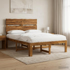 Bed 137x190 cm massief acaciahout naturel