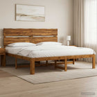 Tweepersoonsbed massief acaciahout 193x203 cm
