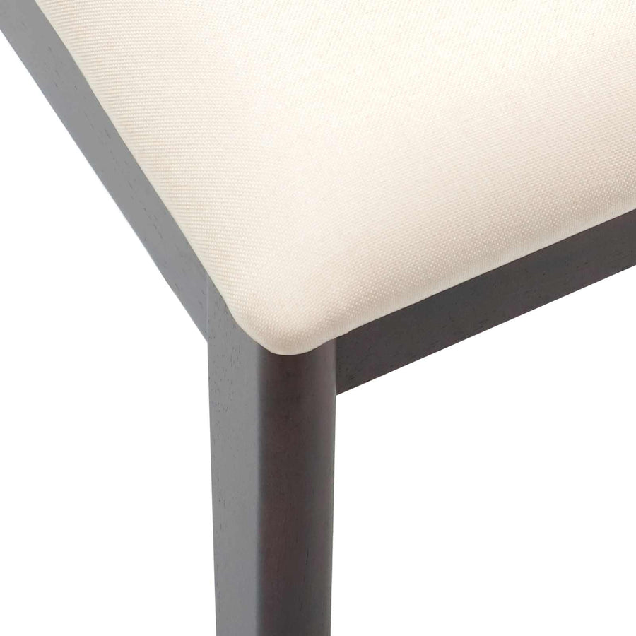 Eetkamerstoel 2 Pcs Massief Rubberhout Lichtbruin en licht