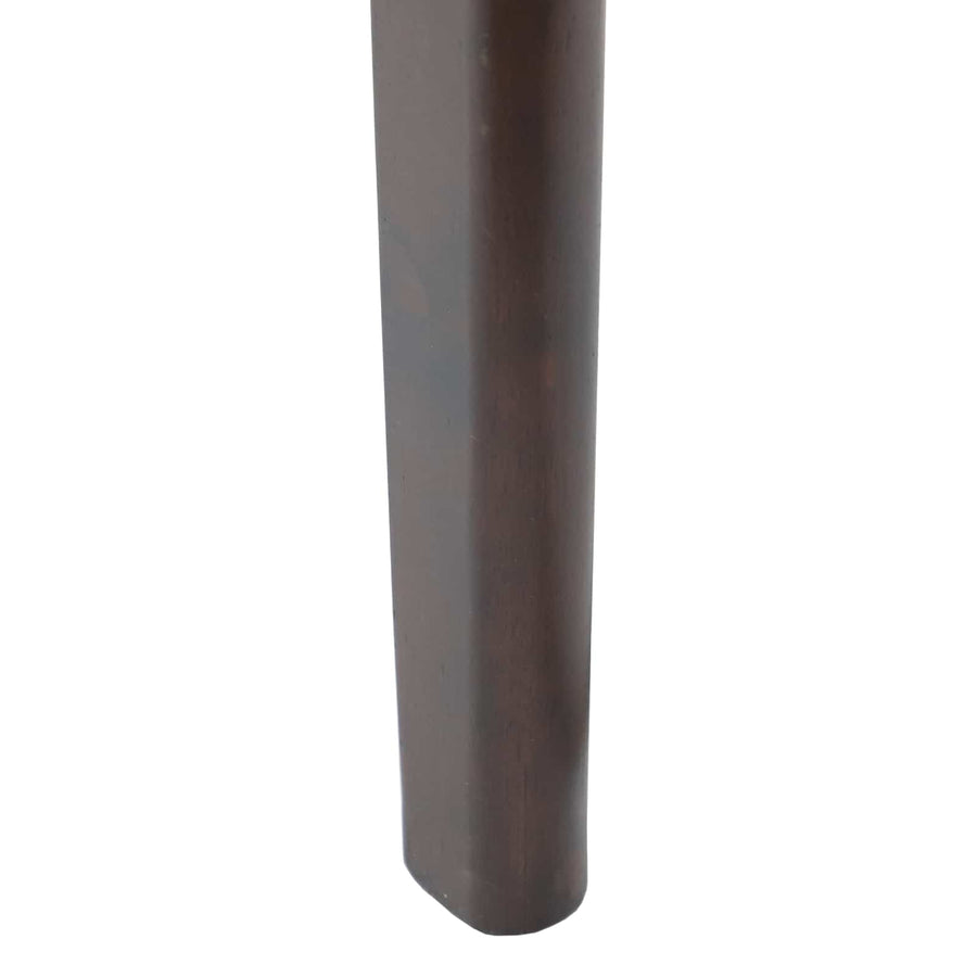 Eetkamerstoel 2 Pcs Massief Rubberhout Lichtbruin en zwart