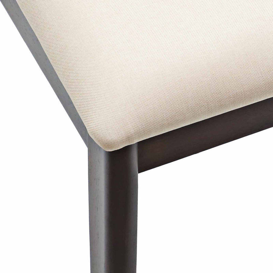 Eetkamerstoel 2 Pcs Massief Rubberhout Lichtbruin en licht