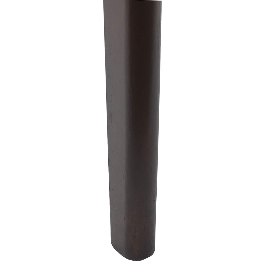 Eetkamerstoel 2 Pcs Massief Rubberhout Lichtbruin en zwart