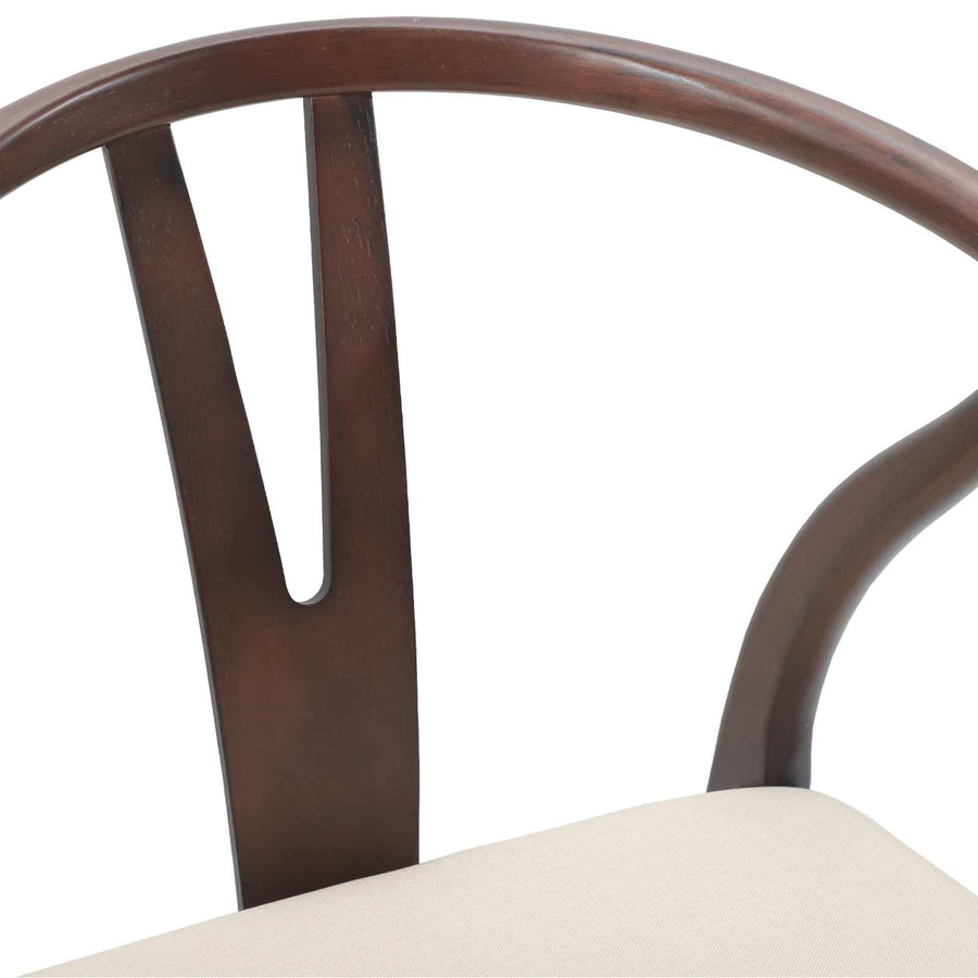 Eetkamerstoel 2 Pcs Massief Rubberhout Lichtbruin en licht
