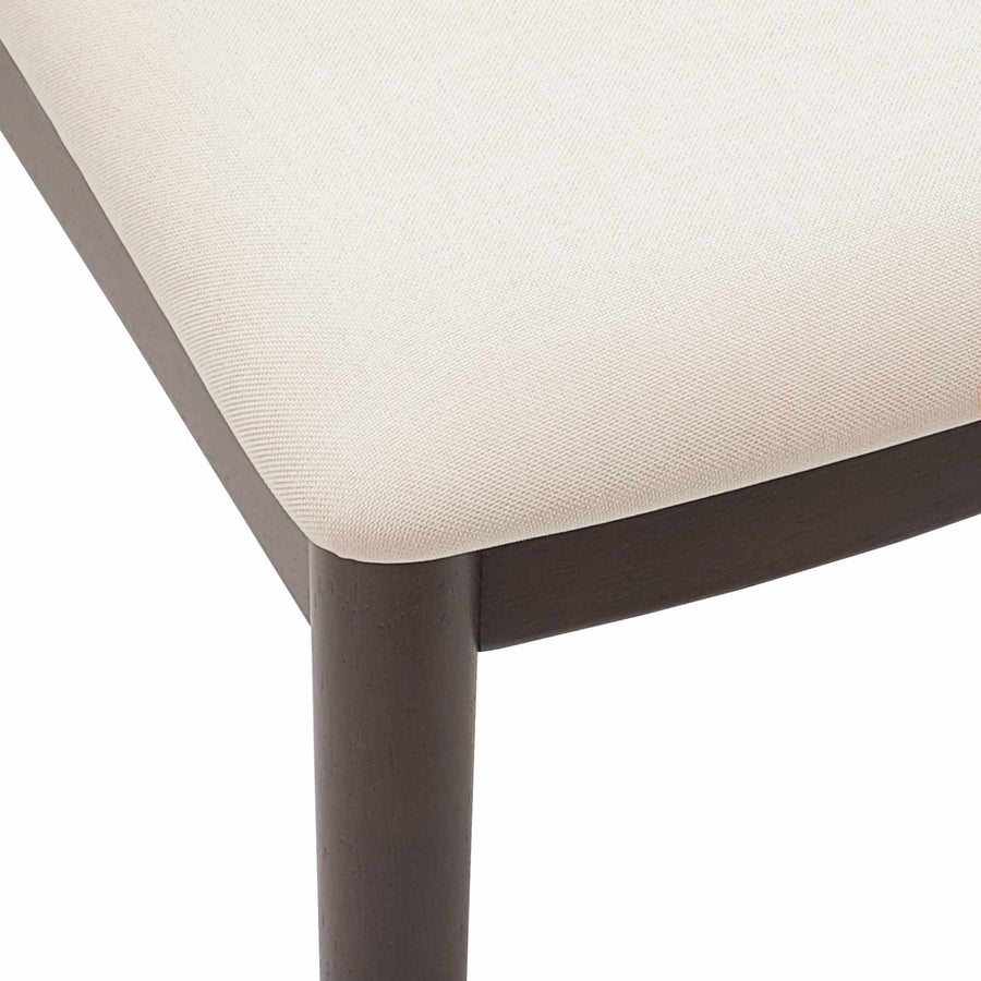 Eetkamerstoel 2 Pcs Massief Rubberhout Lichtbruin en licht