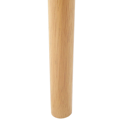 Eetkamerstoel 2 Pcs Massief Rubberhout Naturel