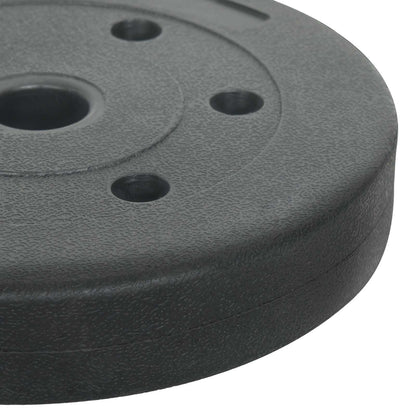 Gewicht Platen 4 pcs Zwart Ø 21.5 x 3.8 cm