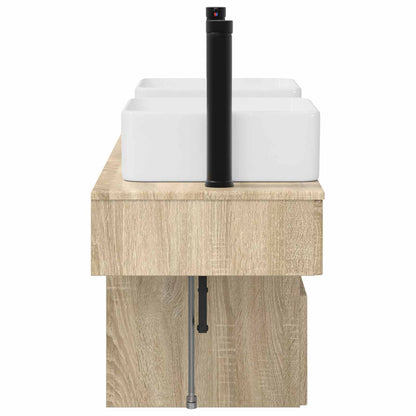 Badkamerkastenset 3 st Sonoma Eiken 53 x 35 x 39 cm