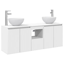 Badkamerkastenset 3 st Wit 49,5 x 35 x 63 cm Bewerkt hout