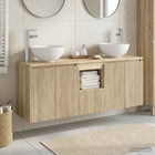 Badkamerkastenset 3 st Sonoma Eiken 49,5 x 35 x 63 cm