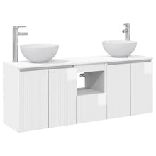 Badkamerkastenset 3 st Hoogglans Wit 49,5 x 35 x 63 cm