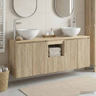 Badkamerkastenset 3 st Sonoma Eiken 49,5 x 41 x 64,5 cm