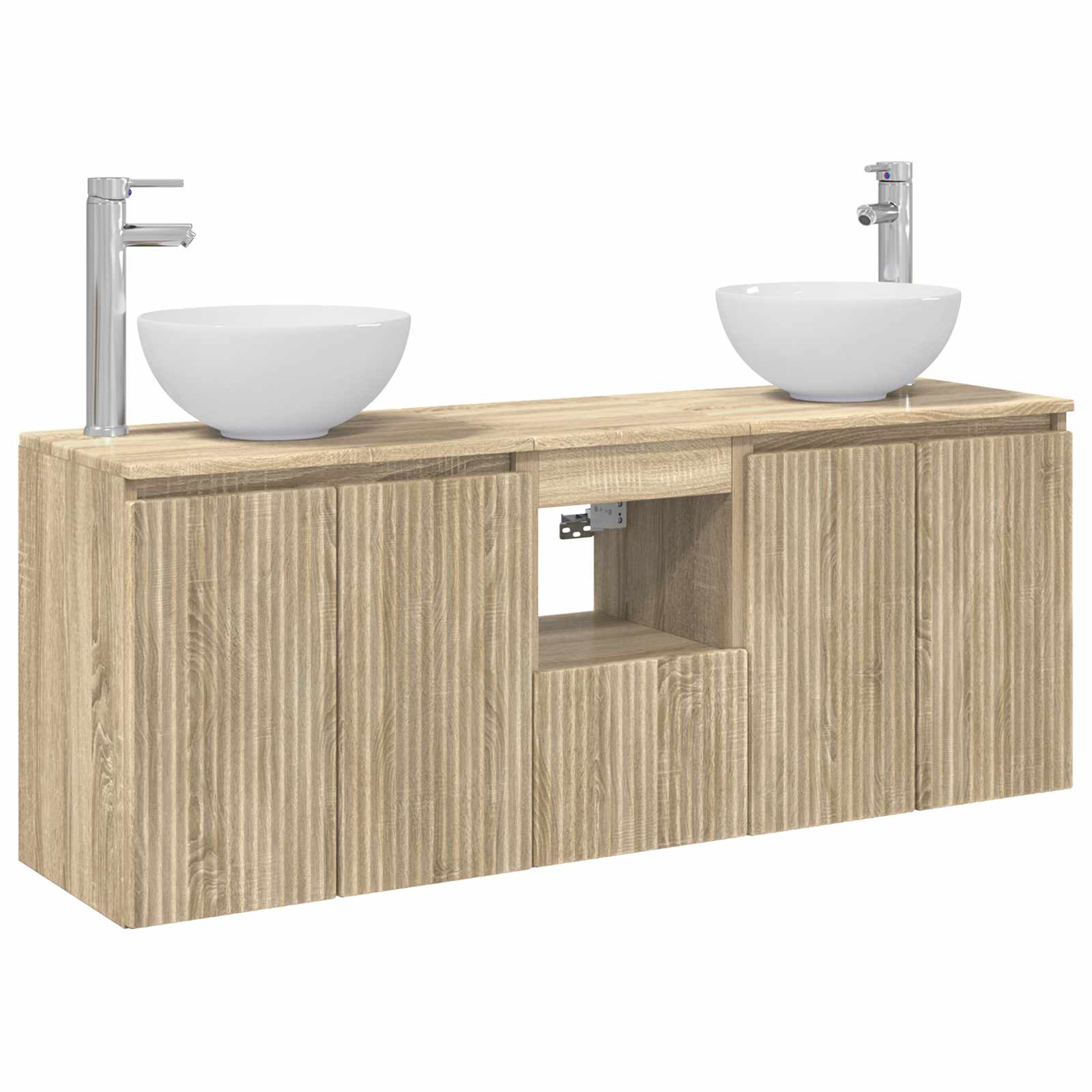 Badkamerkastenset 3 st Sonoma Eiken 49,5 x 41 x 64,5 cm