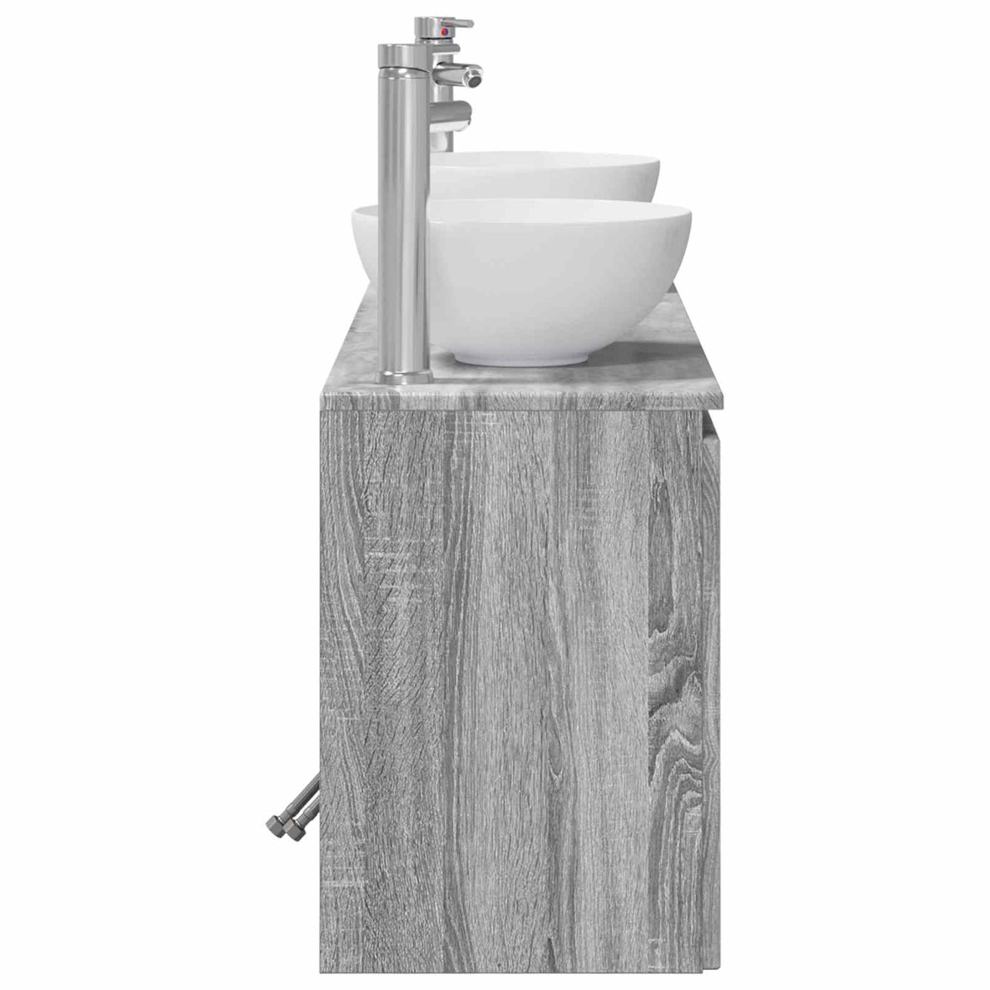 Badkamerkastenset 3 st Grijs Sonoma 49,5 x 41 x 64,5 cm