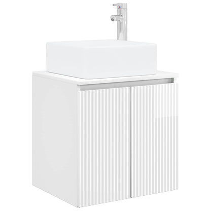 Badkamerkastenset 3 st Hoogglans Wit 49,5 x 41 x 63 cm