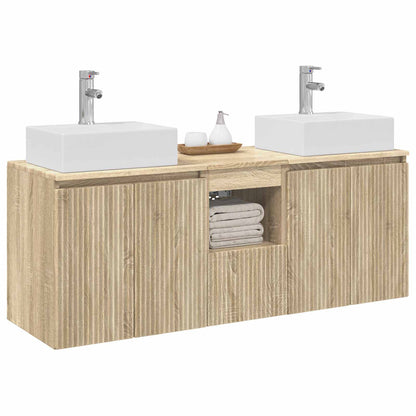 Badkamerkastenset 3 st Sonoma Eiken 49,5 x 41 x 62,5 cm