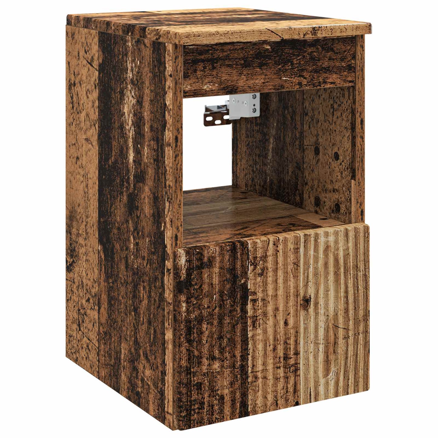 Badkamerkastenset 3 st Oud hout 53 x 35 x 63 cm Bewerkt hout