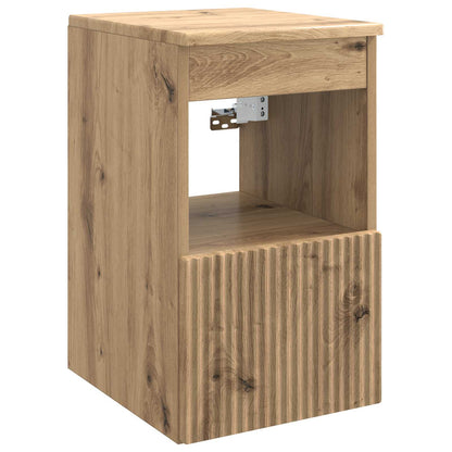 Badkamerkastenset 3 st Artisanaal eiken 53 x 35 x 63 cm