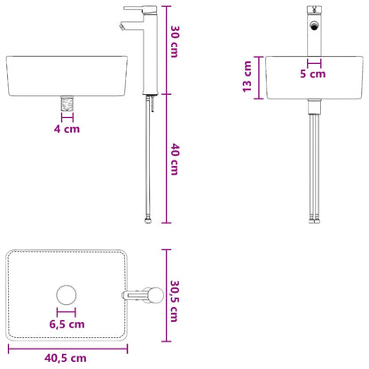 Badkamerkastenset 3 st Artisanaal eiken 53 x 35 x 63 cm