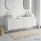 Badkamerkastenset 3 st Wit 49,5 x 44,5 x 65 cm Bewerkt hout