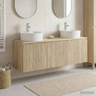 Badkamerkastenset 3 st Sonoma Eiken 49,5 x 44,5 x 65 cm