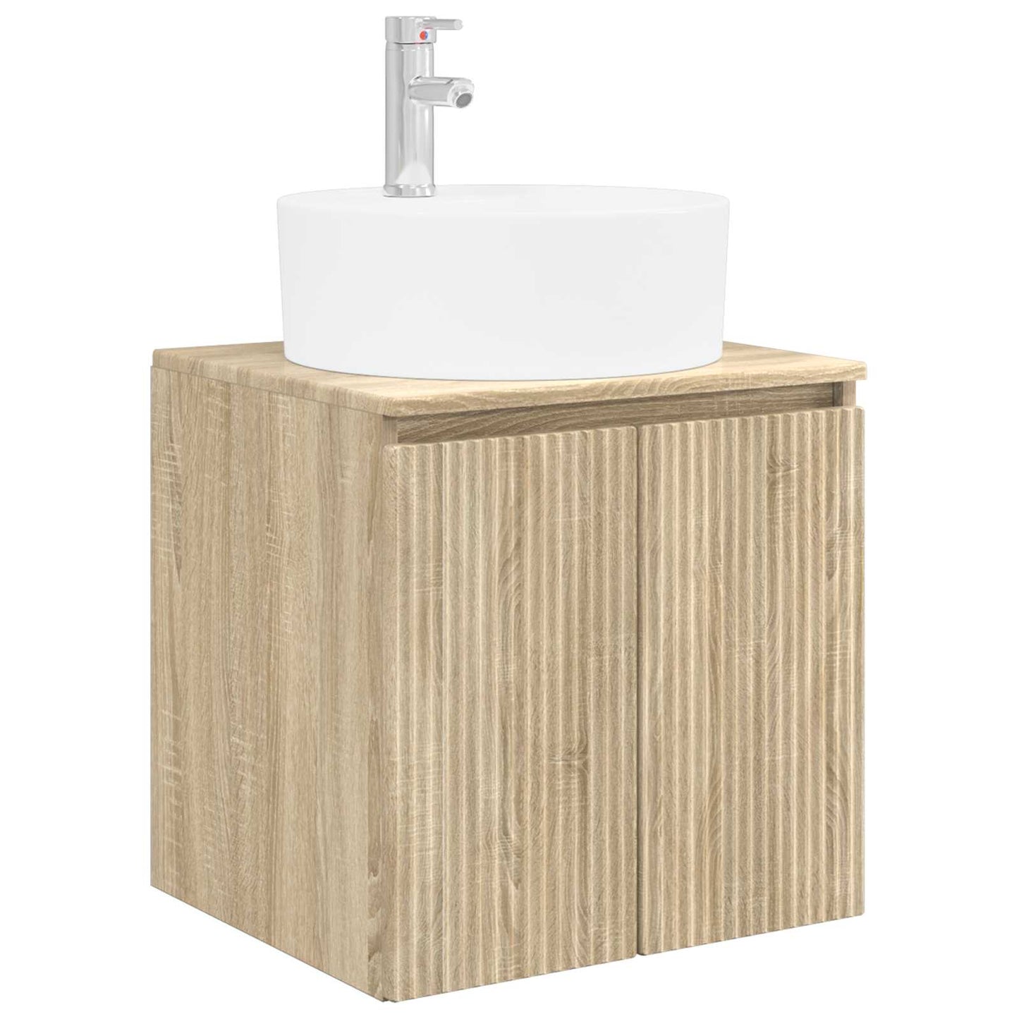 Badkamerkastenset 3 st Sonoma Eiken 49,5 x 44,5 x 65 cm