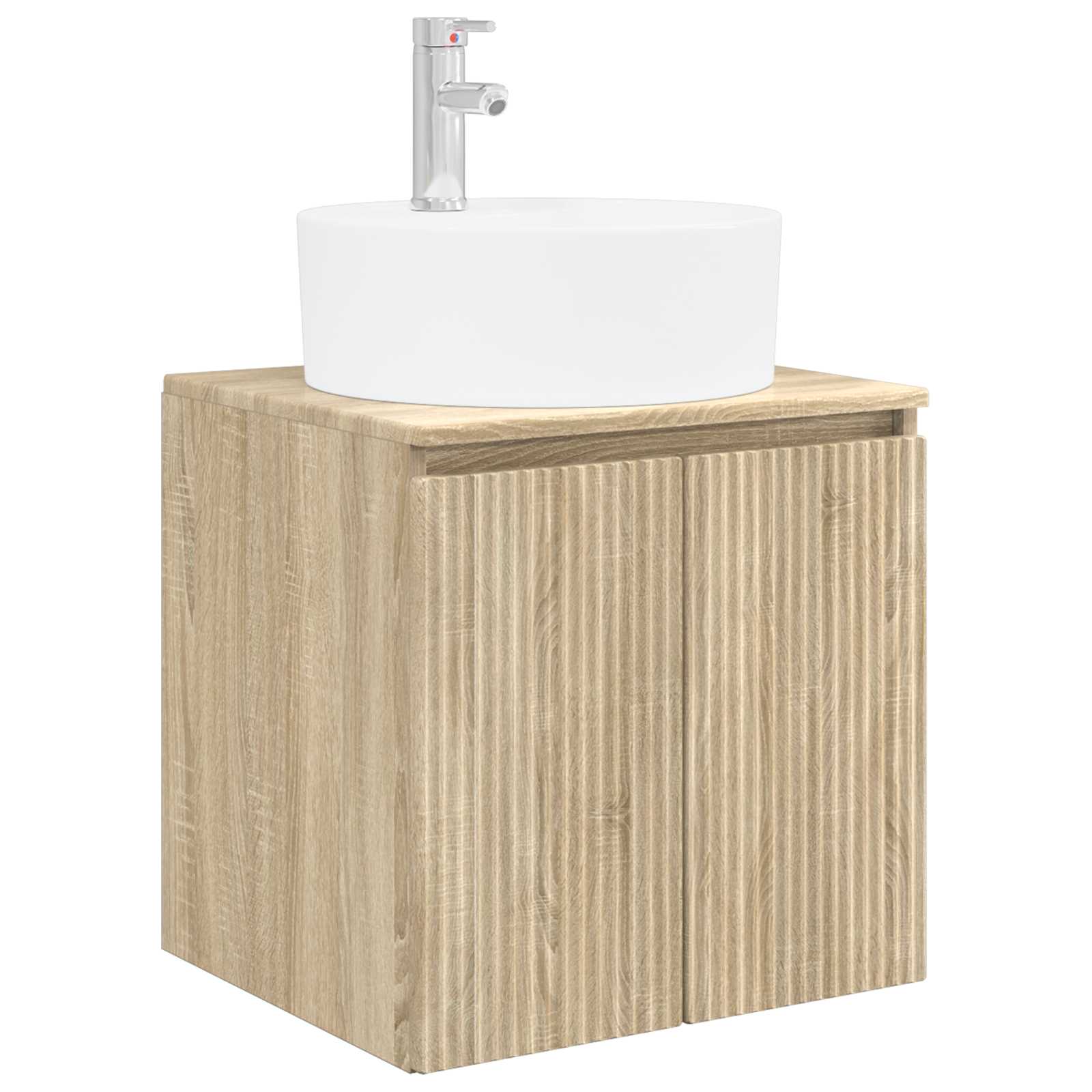 Badkamerkastenset 3 st Sonoma Eiken 49,5 x 44,5 x 65 cm