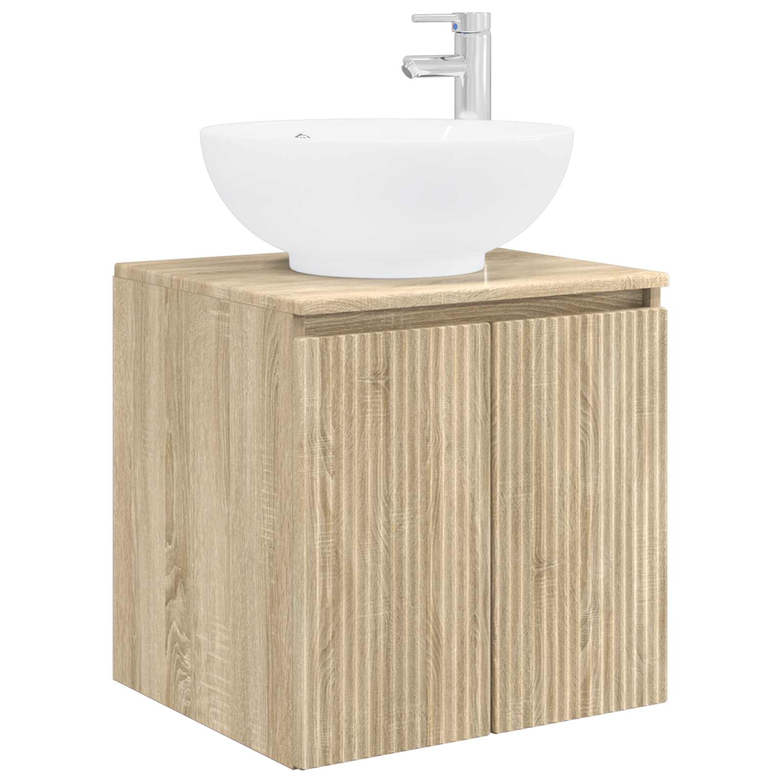 Badkamerkastenset 3 st Sonoma Eiken 49,5 x 44,5 x 65 cm