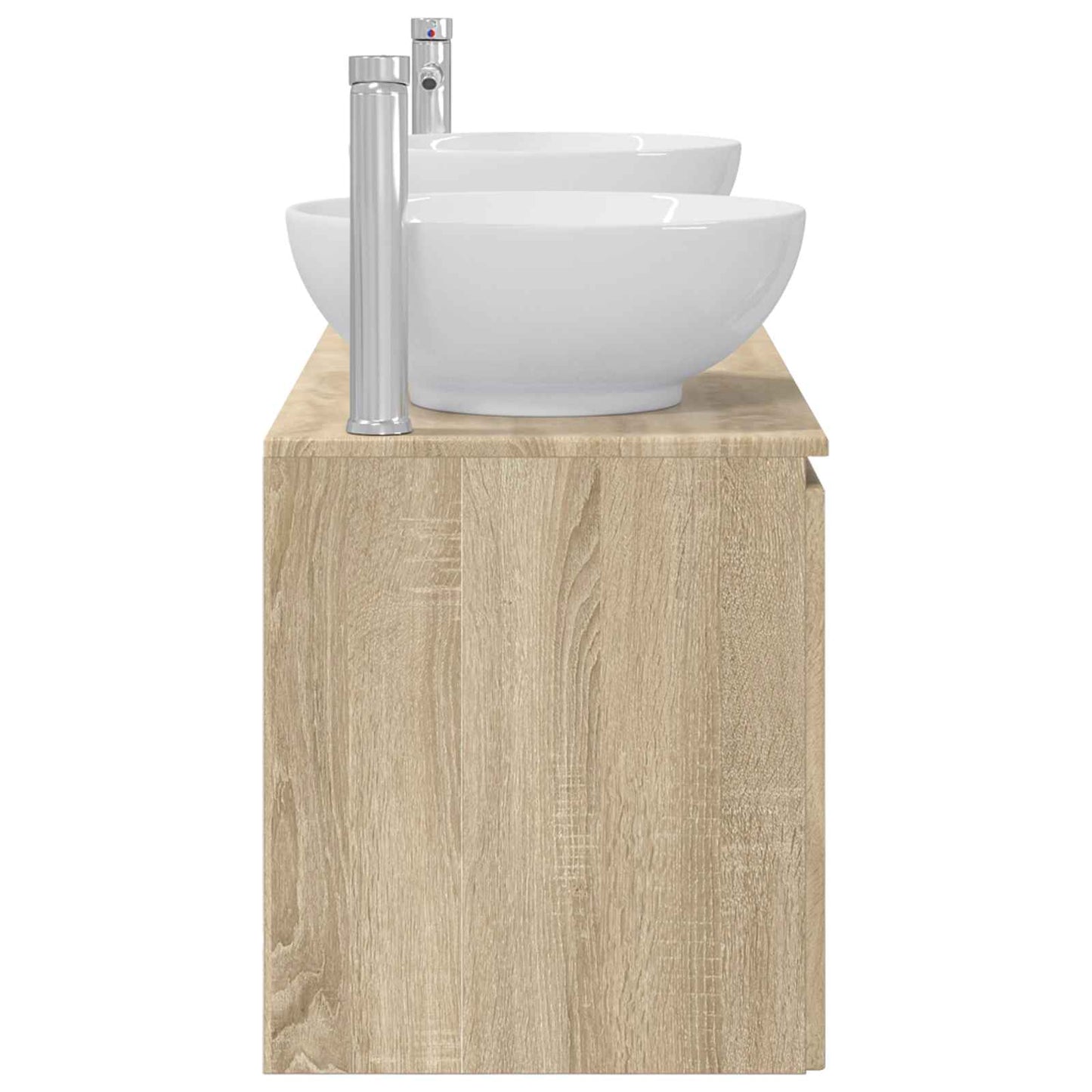 Badkamerkastenset 3 st Sonoma Eiken 49,5 x 44,5 x 65 cm