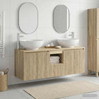 Badkamerkastenset 3 st Sonoma Eiken 49,5 x 44,5 x 65 cm