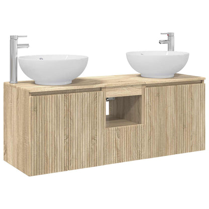 Badkamerkastenset 3 st Sonoma Eiken 49,5 x 44,5 x 65 cm