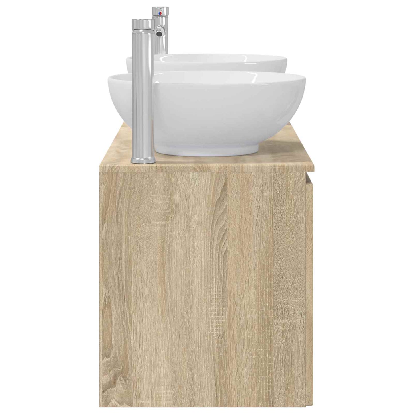 Badkamerkastenset 3 st Sonoma Eiken 49,5 x 44,5 x 65 cm