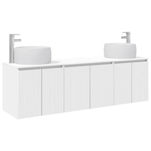 Badkamerkastenset 3 st Wit 49,5 x 44,5 x 66 cm Bewerkt hout