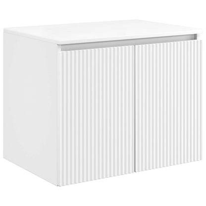 Badkamerkastenset 3 st Wit 49,5 x 44,5 x 66 cm Bewerkt hout