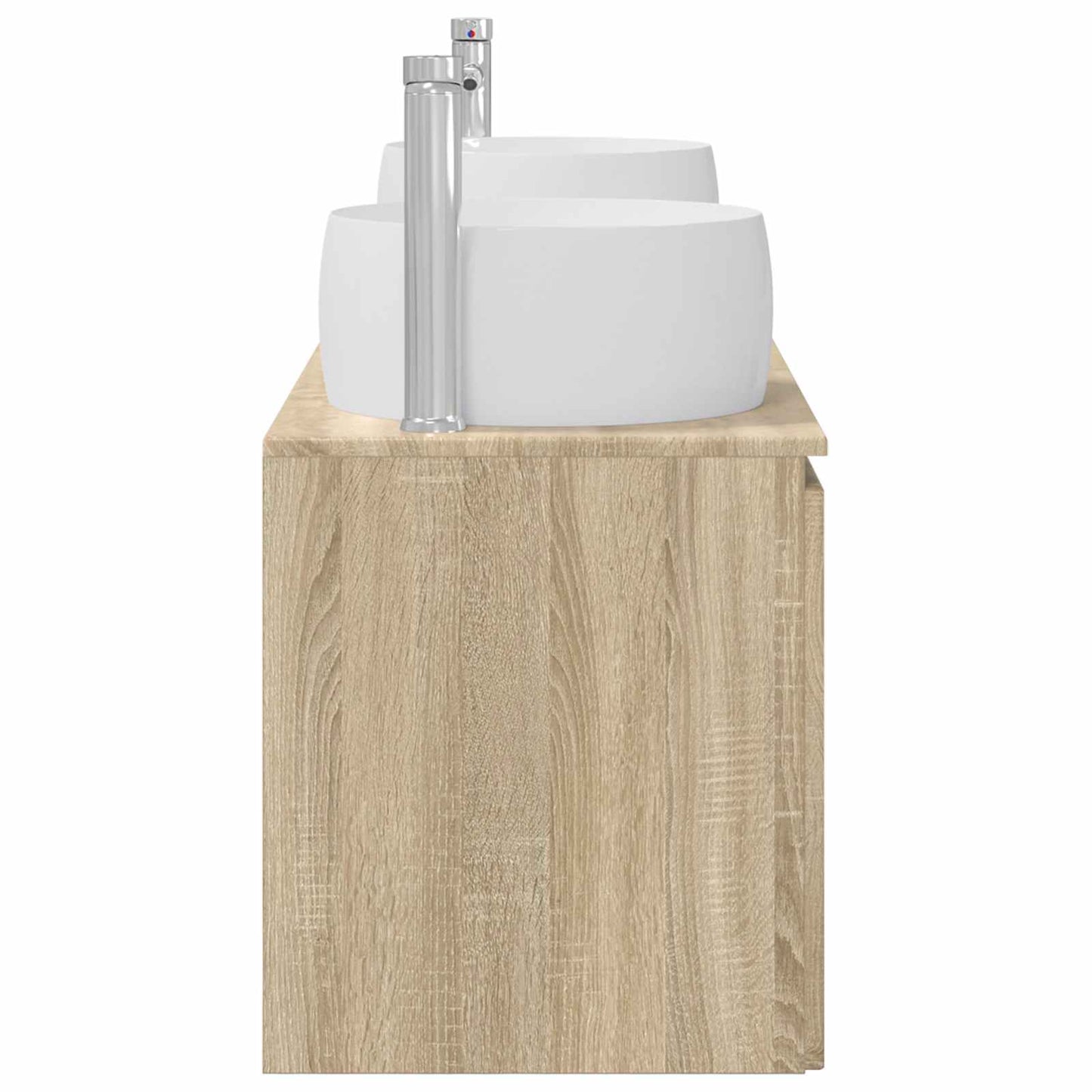Badkamerkastenset 3 st Sonoma Eiken 49,5 x 44,5 x 66 cm