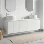Badkamerkastenset 3 stuks hoogglans wit 49.5x44.5x66 cm muurmontage