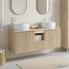 Badkamerkastenset 3 st Sonoma Eiken 49,5 x 44,5 x 66 cm