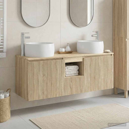 Badkamerkastenset 3 st Sonoma Eiken 49,5 x 44,5 x 66 cm