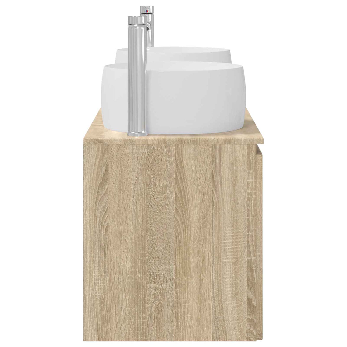 Badkamerkastenset 3 st Sonoma Eiken 49,5 x 44,5 x 66 cm