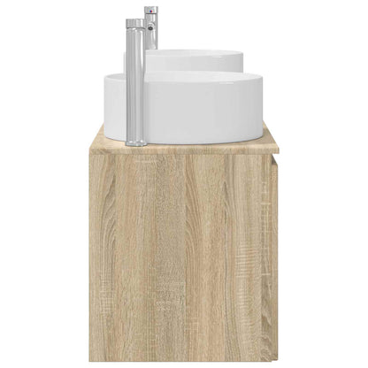 Badkamerkastenset 3 st Sonoma Eiken 49,5 x 44,5 x 65,5 cm