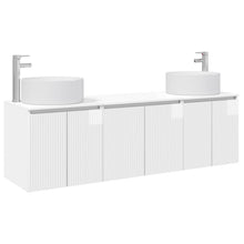 Badkamerkastenset 3 st Hoogglans Wit 49,5 x 44,5 x 65,5 cm
