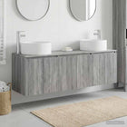 Badkamerkastenset 3 st Grijs Sonoma 49,5 x 44,5 x 65,5 cm