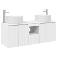 Badkamerkastenset 3 st Wit 49,5 x 44,5 x 65,5 cm Bewerkt hout
