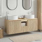 Badkamerkastenset 3 st Sonoma Eiken 49,5 x 44,5 x 65,5 cm