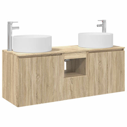 Badkamerkastenset 3 st Sonoma Eiken 49,5 x 44,5 x 65,5 cm