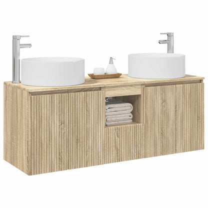 Badkamerkastenset 3 st Sonoma Eiken 49,5 x 44,5 x 65,5 cm